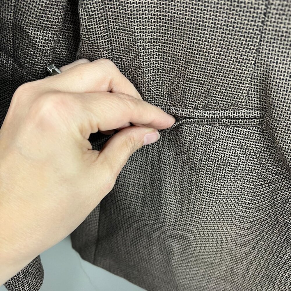 Pendleton 100% Wool Blazer 3 Button Brown Size 14… - image 4